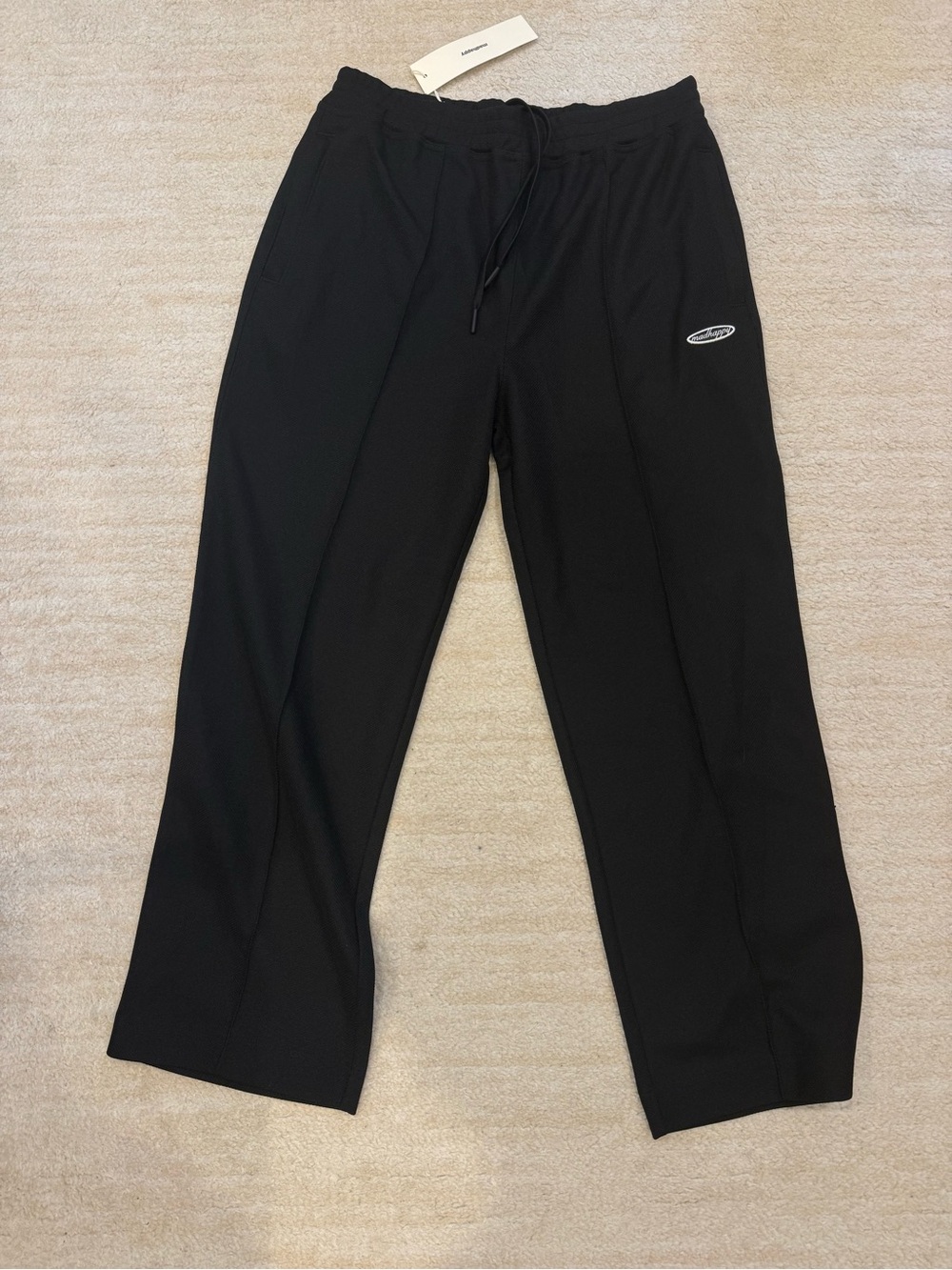 Madhappy Black Relaxed Drawstring Joggers